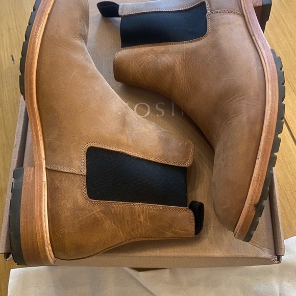 Men’s Brown Chelsea Marco Ankle Leather Nisolo Boots New Size 11 main image 6